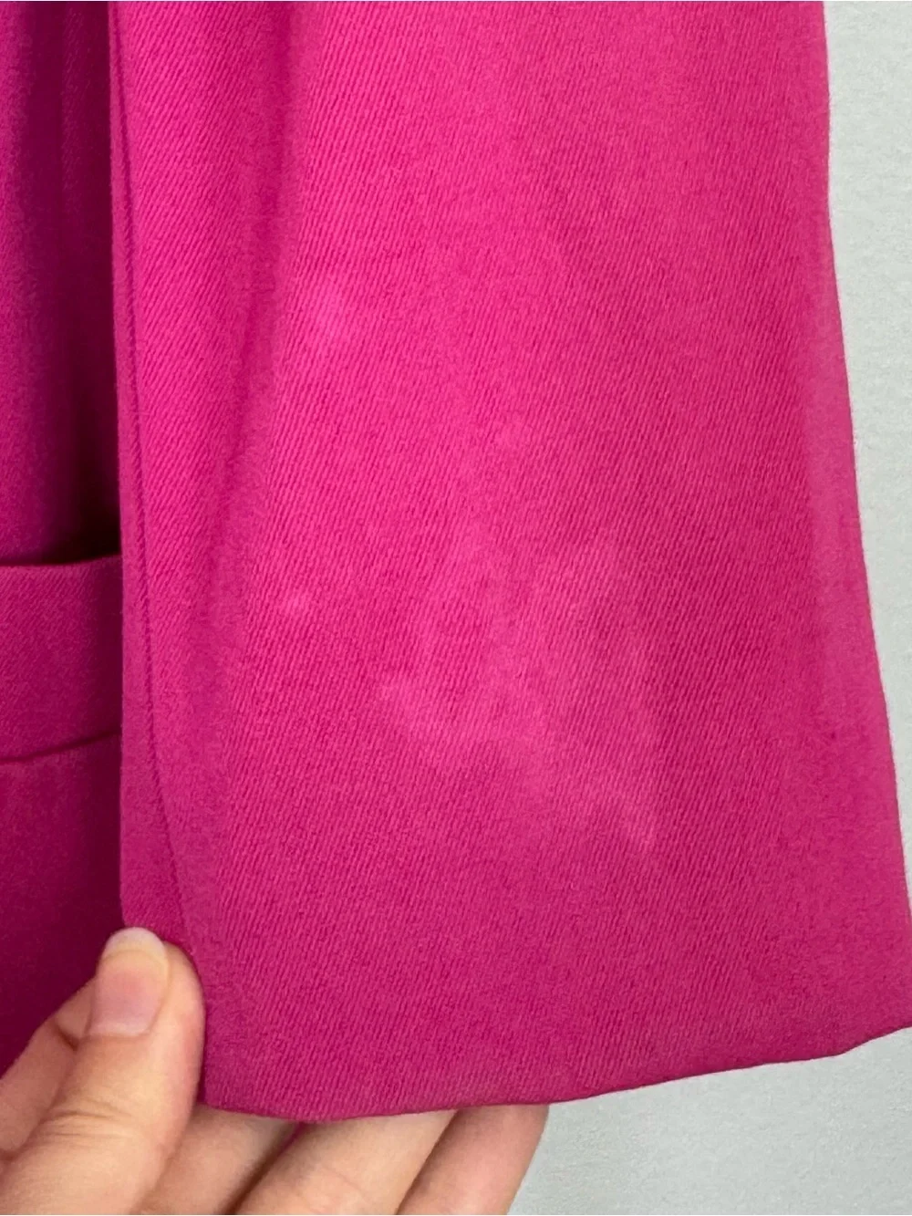 VTG Christian Dior Suit Hot Pink 100% Wool Blazer fuchsia Jacket Women’s M 8-10